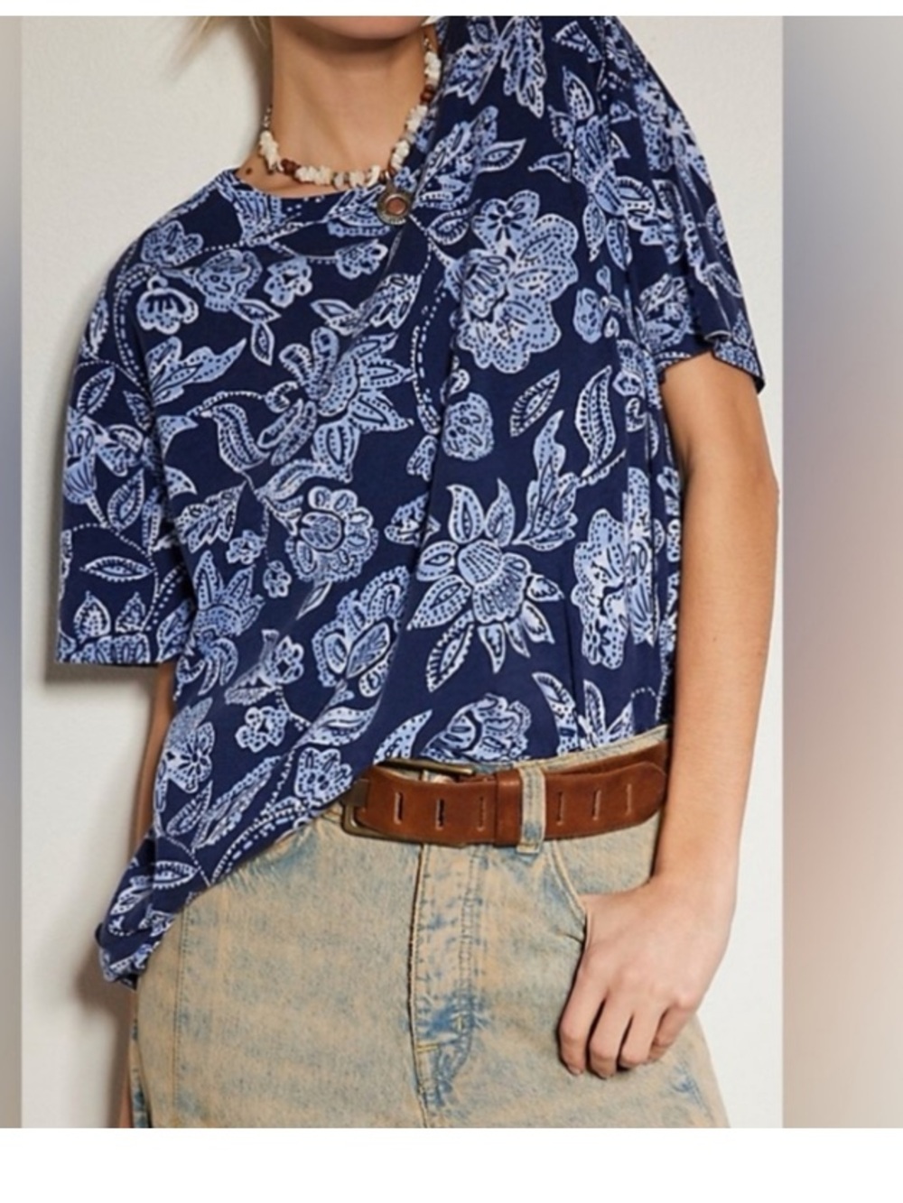 Free People We The Free Printed Nina Tee